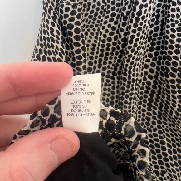 Ramy Brook Sleeveless Blouse Size Small Color White Black - Picture 7 of 7